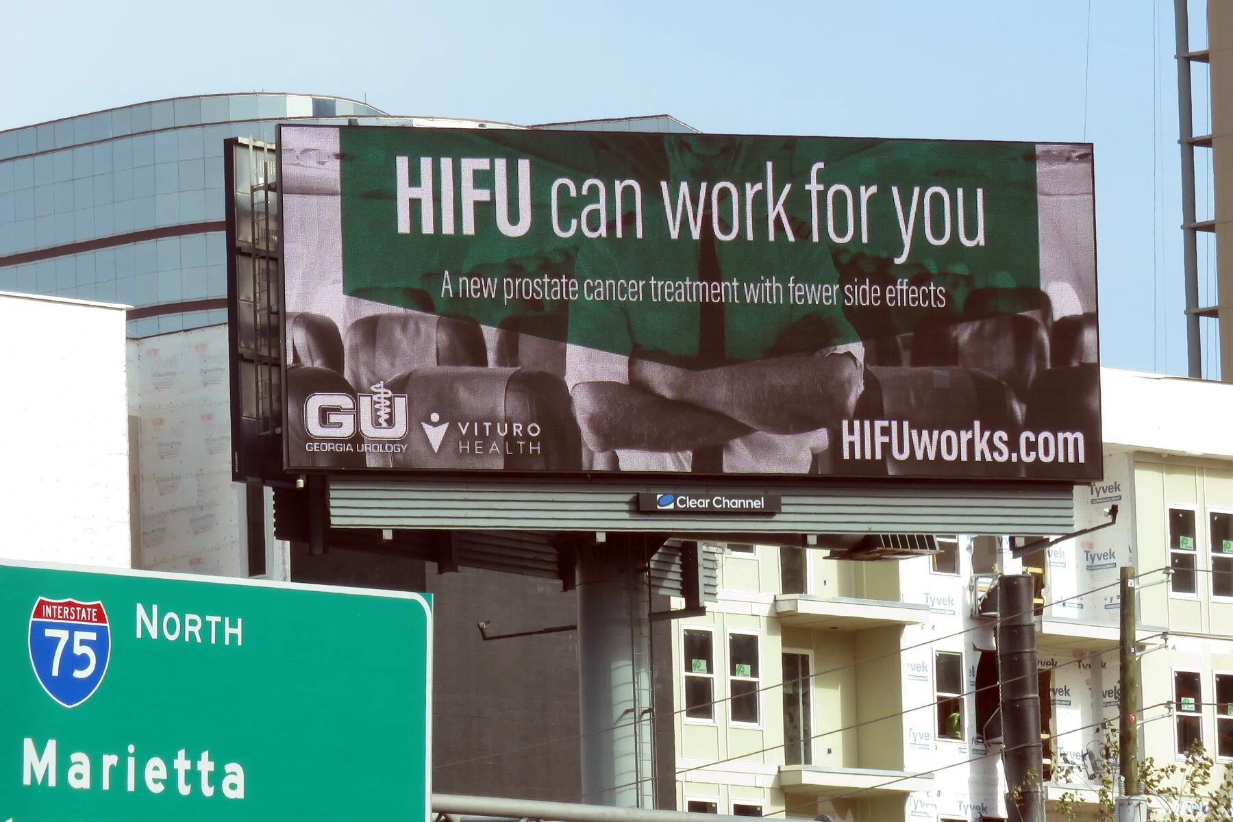 Georgia Urology HIFU out-of-home campaign