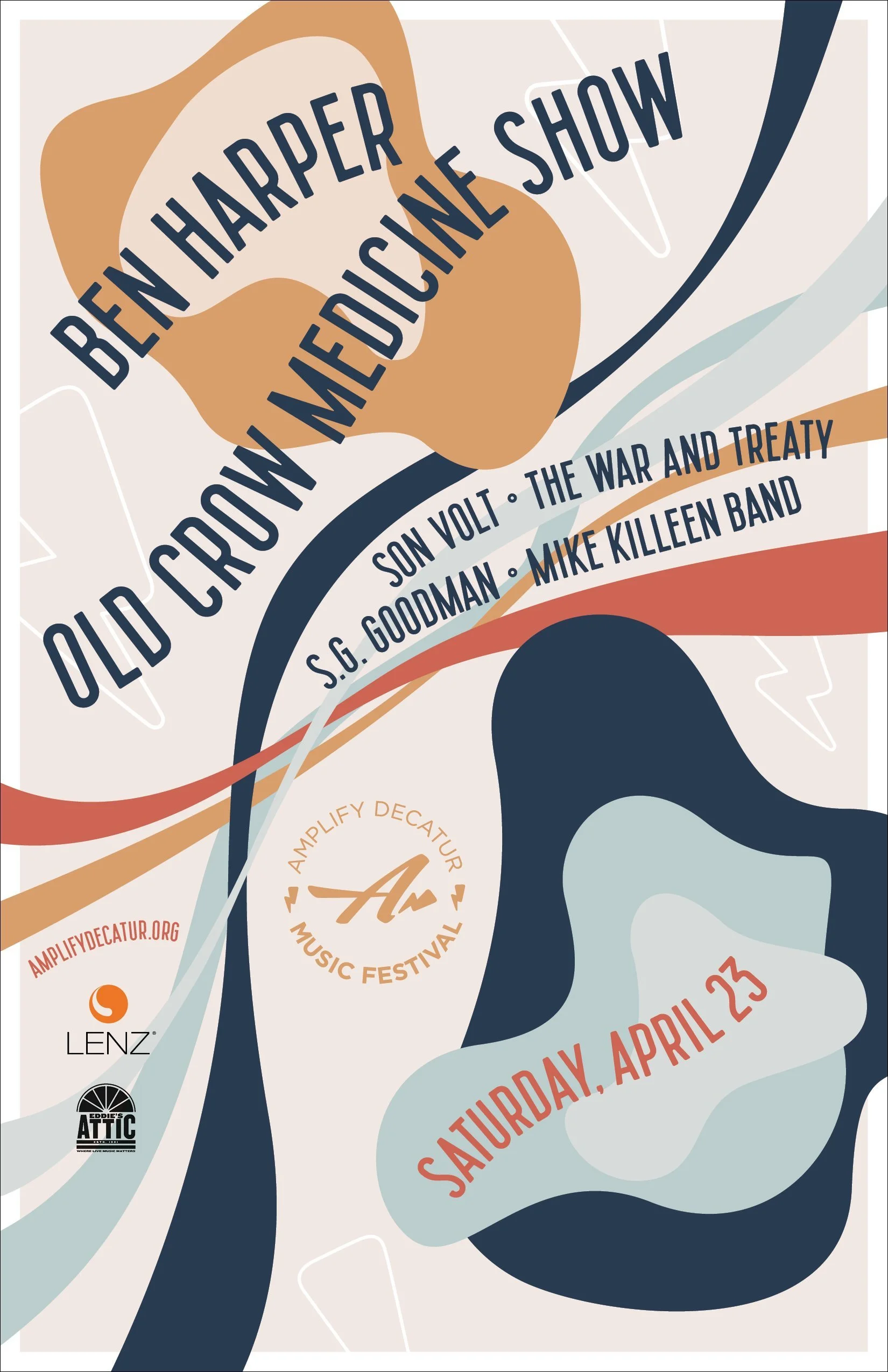 Amplify Ben Harper concert poster