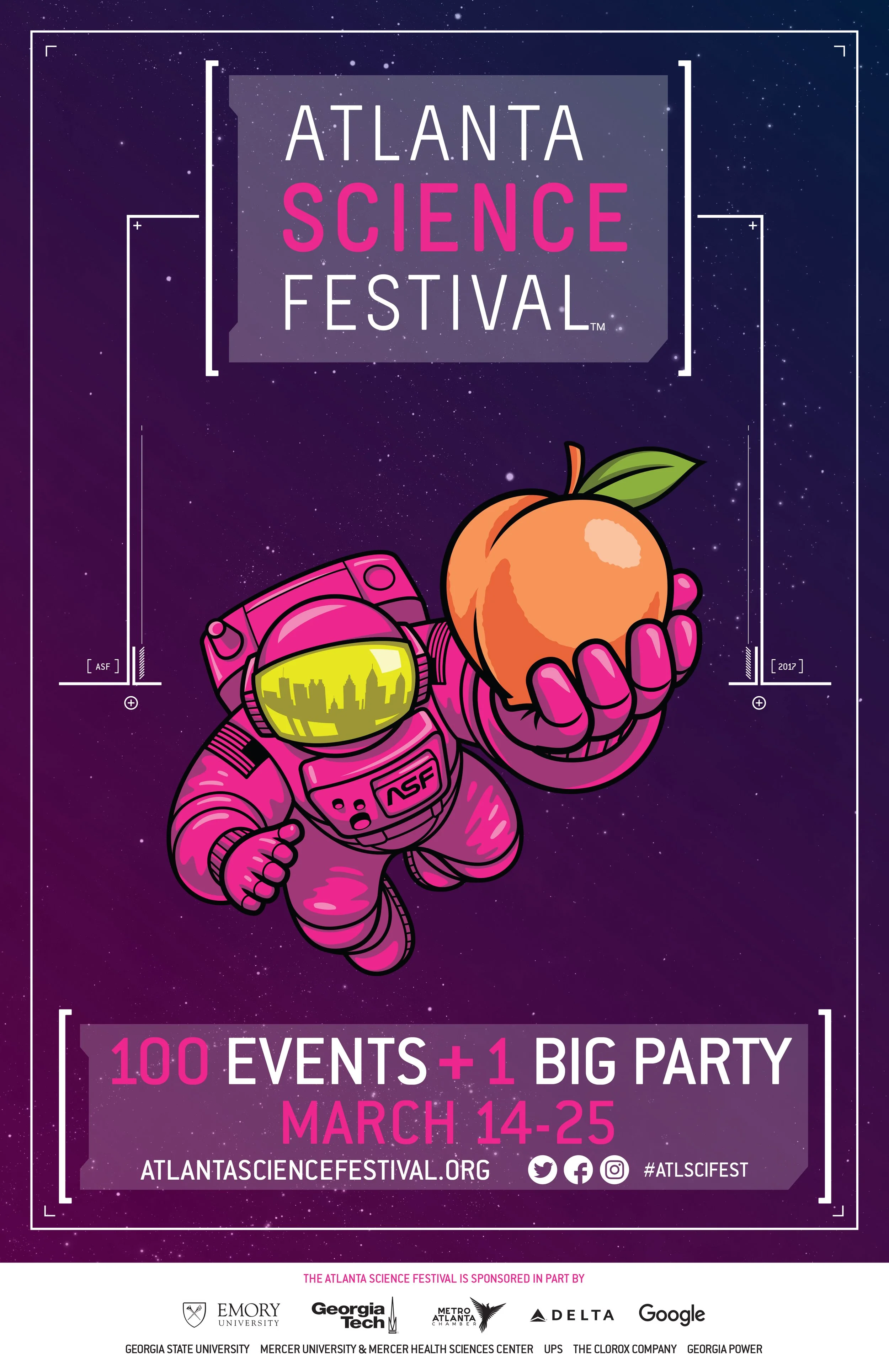 Atlanta Science Festival campaign poster